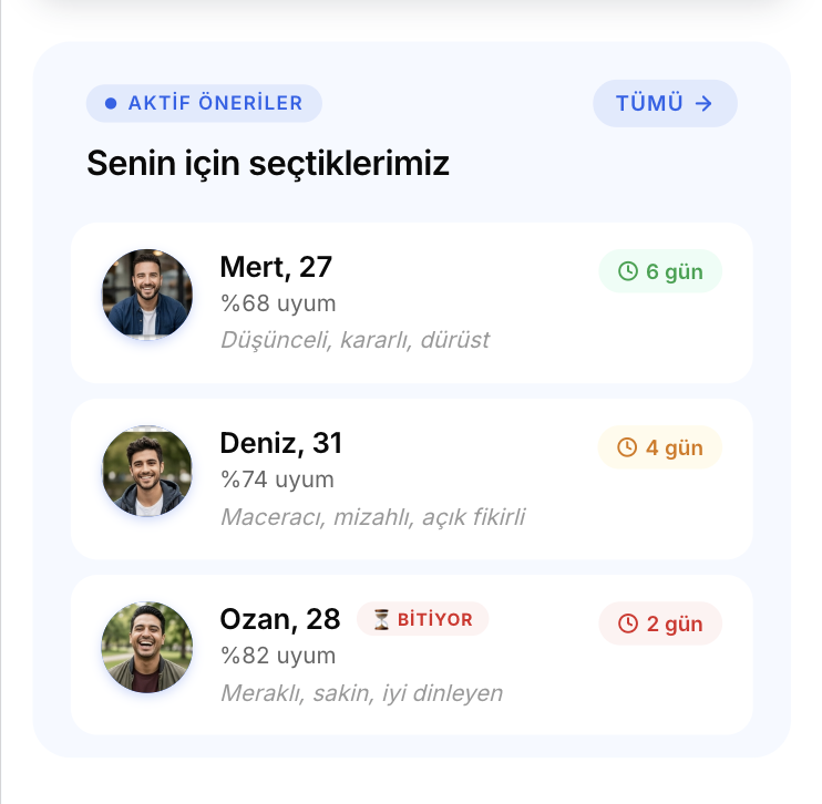 Mira uygulamasının ekran görüntüsü